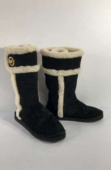 michael kors sheepskin boots